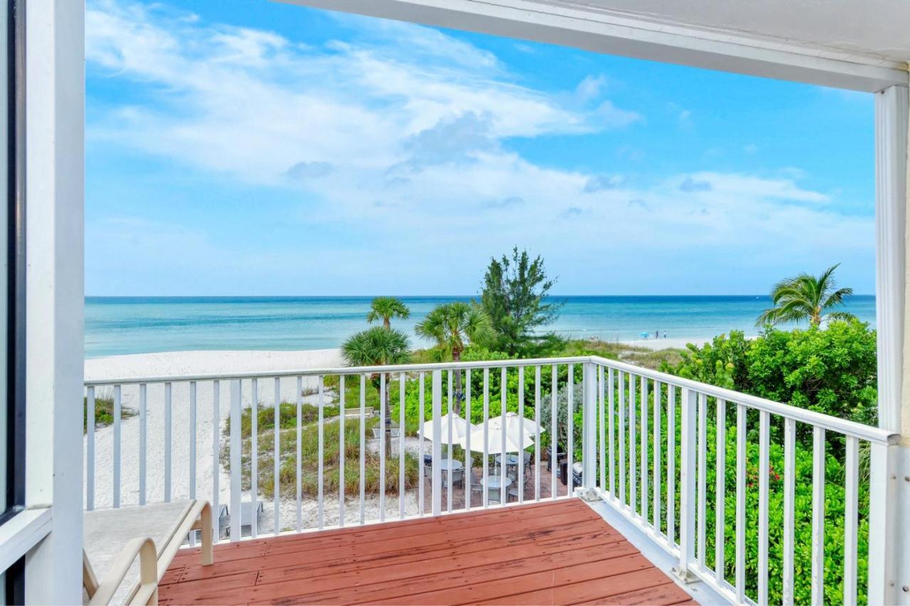 Laplaya 201C Breathtaking Gulf Panorama From This Corner End Unit With A Private Stairway To The Beach Longboat Key Bagian luar foto
