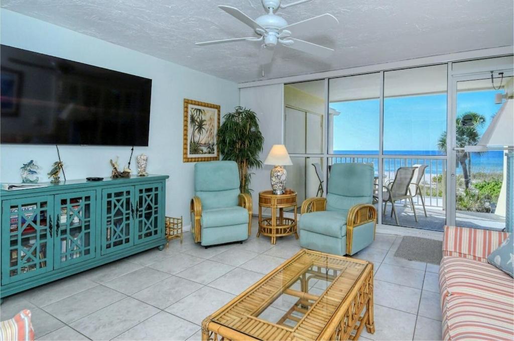 Laplaya 201C Breathtaking Gulf Panorama From This Corner End Unit With A Private Stairway To The Beach Longboat Key Bagian luar foto